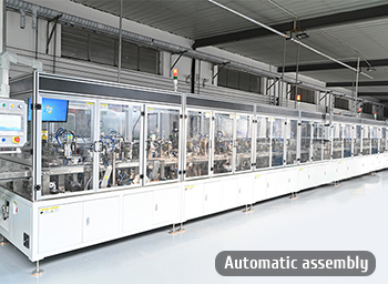 Automatische Montage der Einstiegsschloss