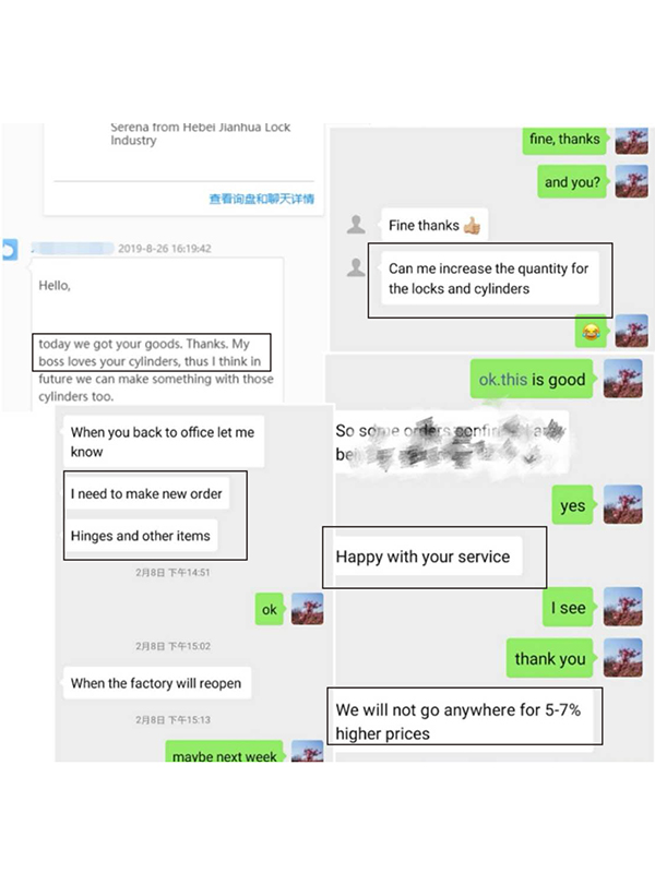 Gutes Feedback von unseren Kunden