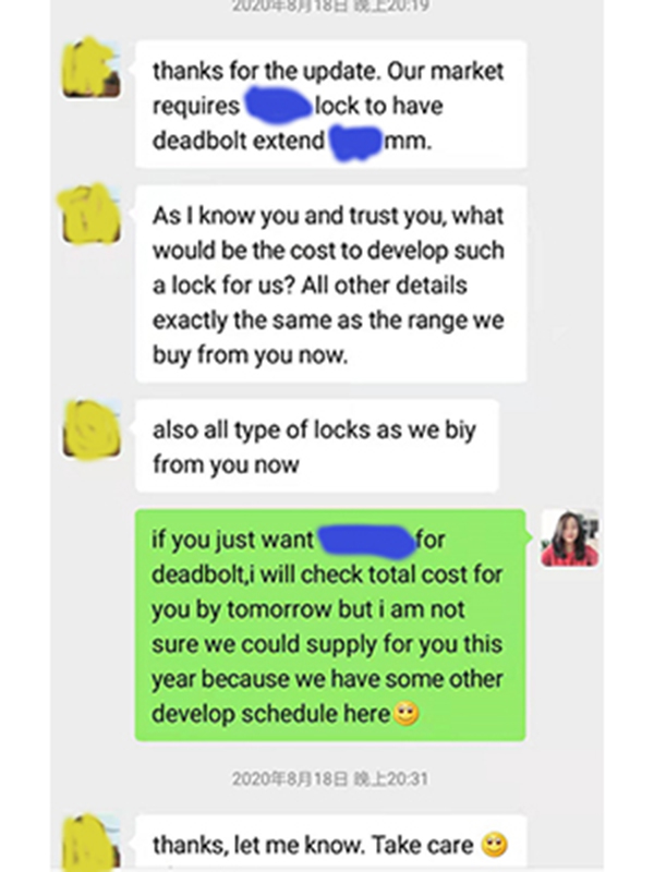 Gutes Feedback von unseren Kunden