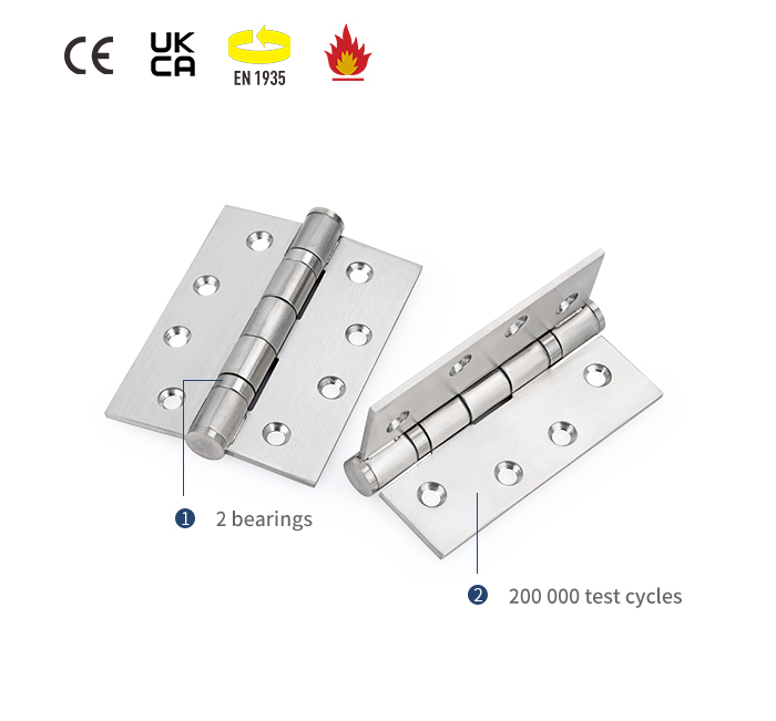 Edelstahl-T&uuml;rscharnier 4353