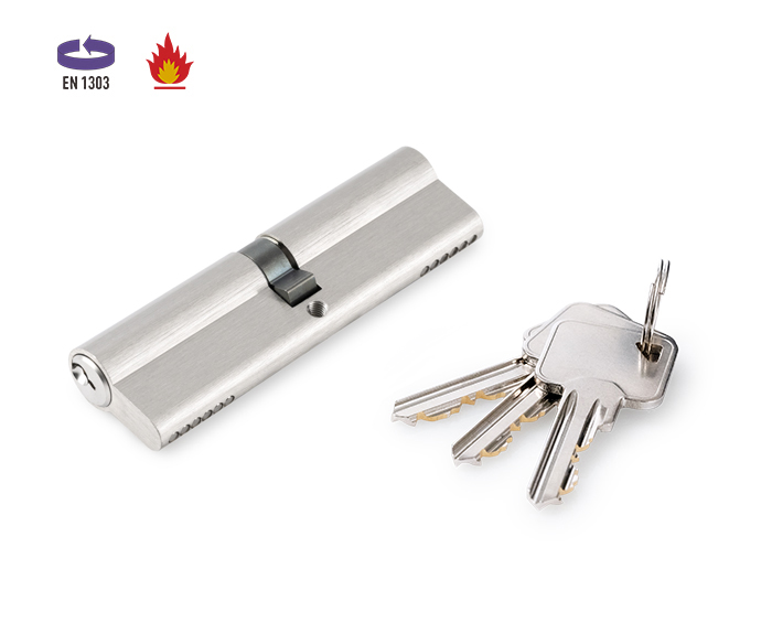 110 mm doppelte offene Euro -Profil -Messingzylinderdetails