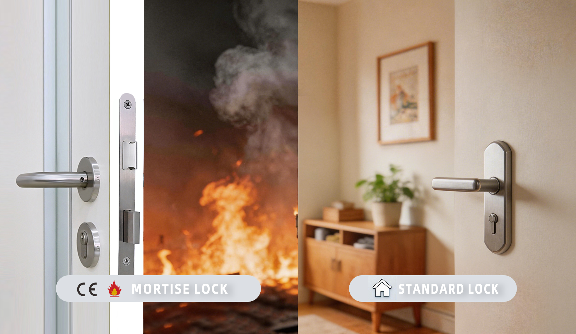 Brandschutzschl&ouml;sser im Vergleich zu Standardschl&ouml;ssern