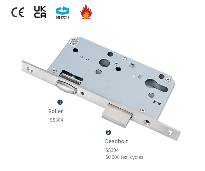 Details zum Rollriegel-Einsteckt&uuml;rschloss 6072ZR